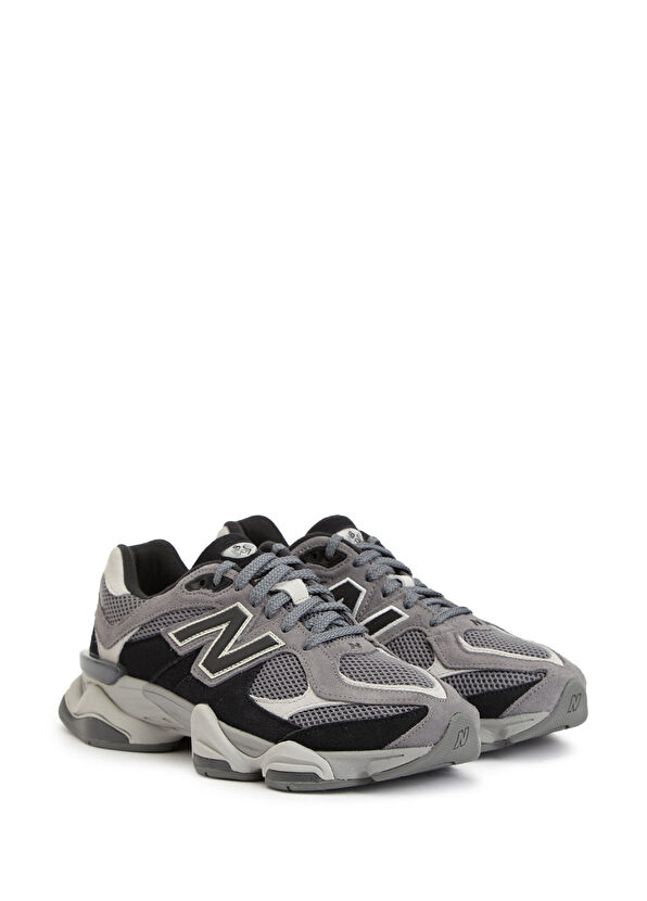 9060 Siyah Erkek Süet Sneaker - Görsel 4