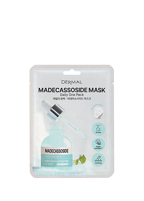 Dermal Madecassoside Kuru ve Yorgun Ciltler İçin Nemlendirici ve Canlandırıcı Kore Maskesi 23 gr 3 Adet - 1