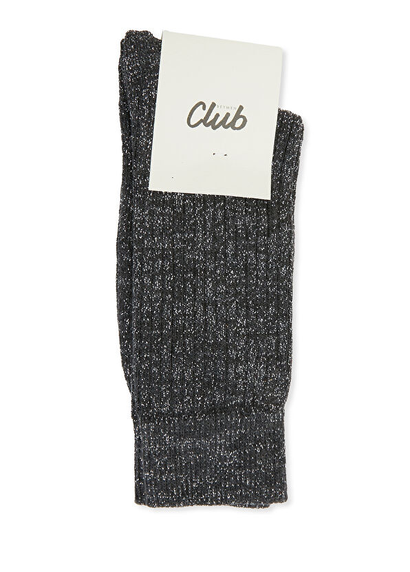 Beymen Club Antrasit Simli Kadın Çorap - 2