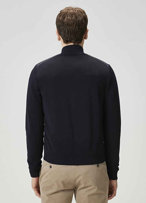 Duncan Lacivert Kapitone Garnili Mont - Görsel 5