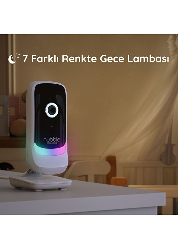 Hubble Nursery View Glow 2.8" Digital Baby Camera with Night Light - 2