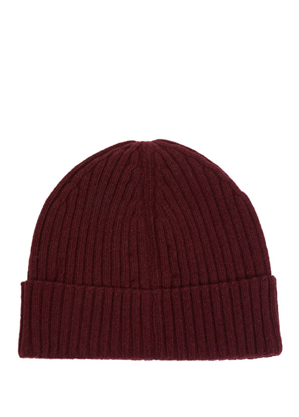 Beymen Club Burgundy Shiny Goose Logo Women's Wool Beanie - 2
