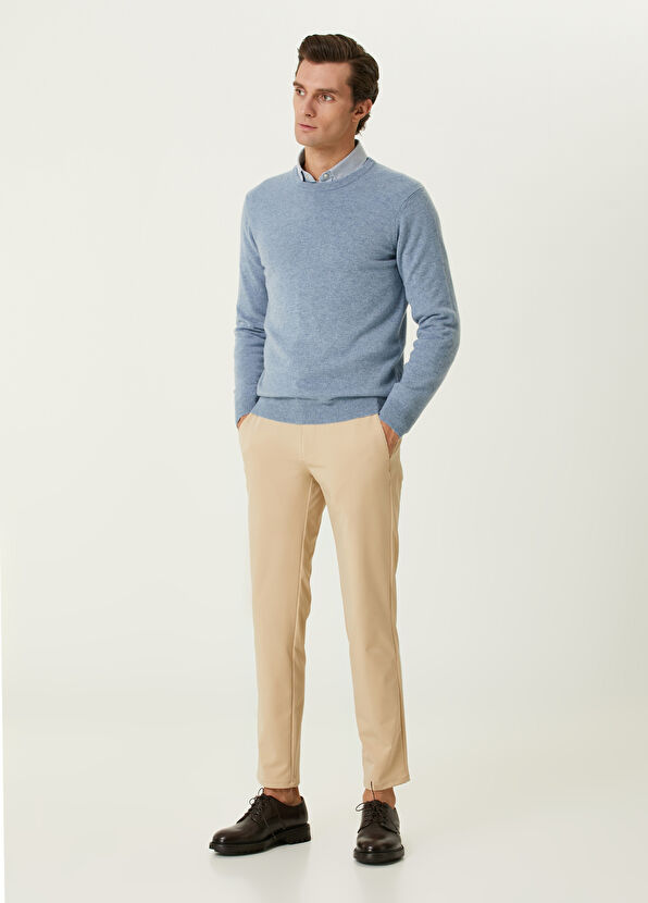 Beymen Club Blue Cashmere Sweater - 3
