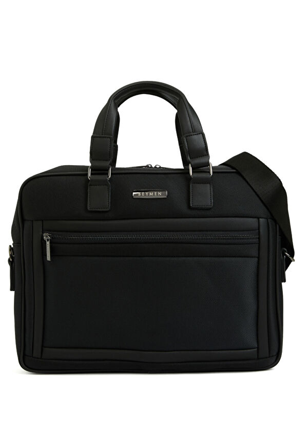 Siyah Erkek Teknik Laptop Çantası - Görsel 3