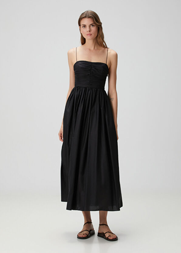 Matteau Swim Siyah Midi Plaj Elbisesi - 2