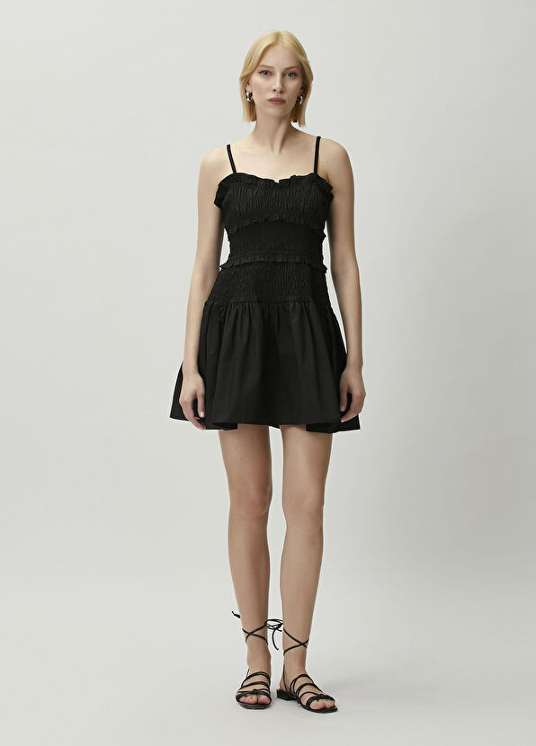 Michael Michael Kors Black Ruffled Mini Dress - 2