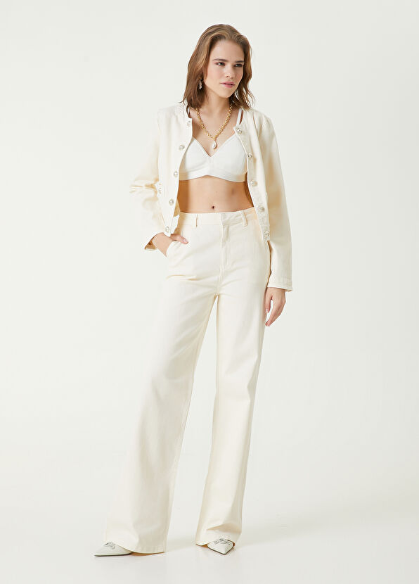 Beymen Club Ecru Flared Jeans - 1