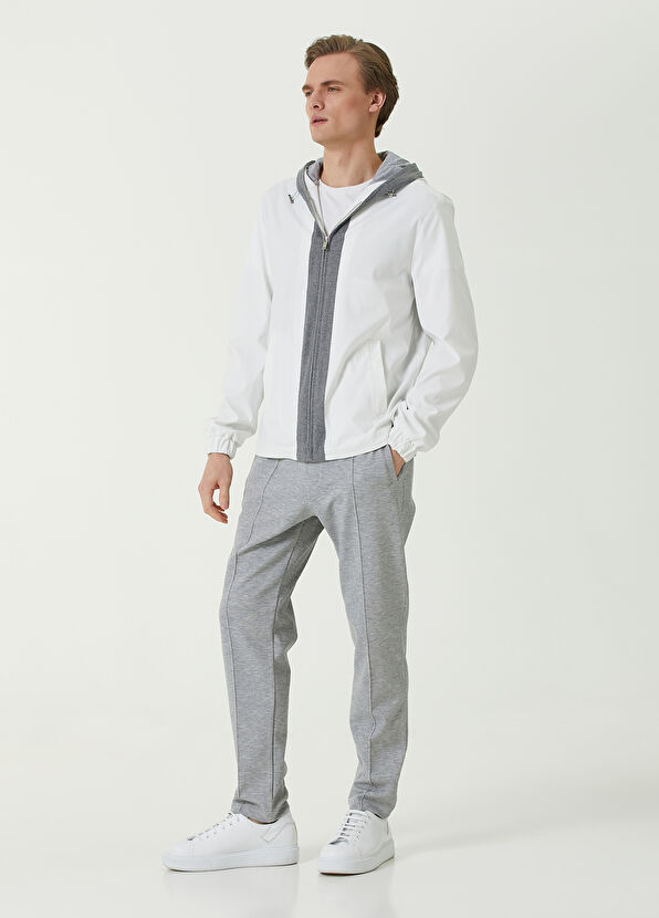 Beymen Club Beyaz Kapüşonlu Mont - 2