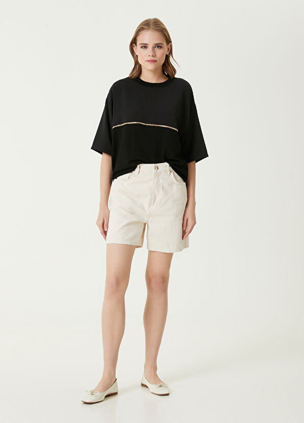 Beymen Club Siyah Zincir Detaylı Kazak - 3