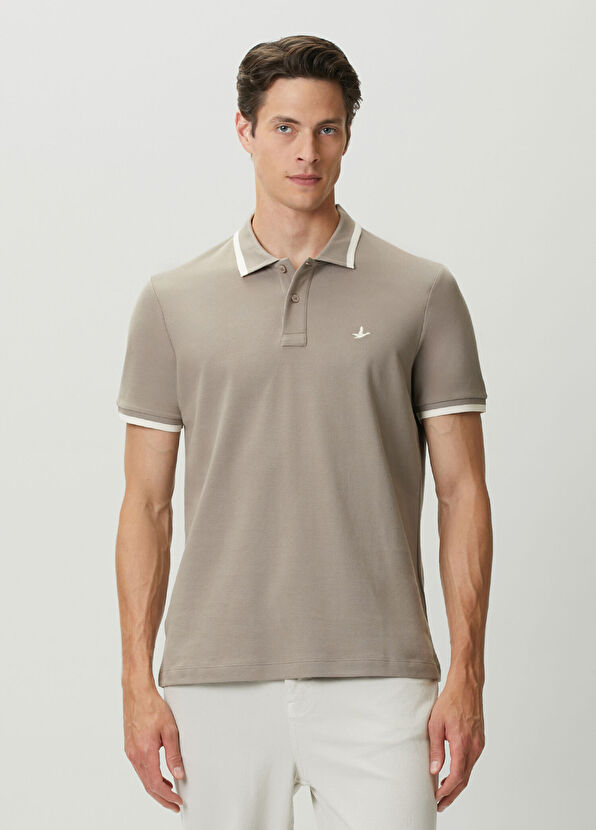 Beymen Club Vizon Ekru Polo Yaka T-shirt - 1