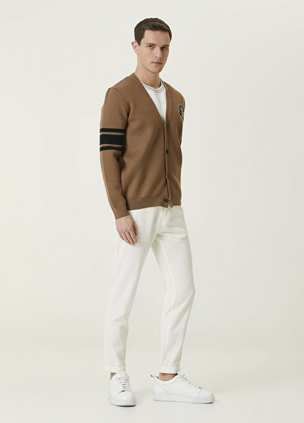 Beymen Club Deve Tüyü Logo Detaylı Triko Hırka - 3