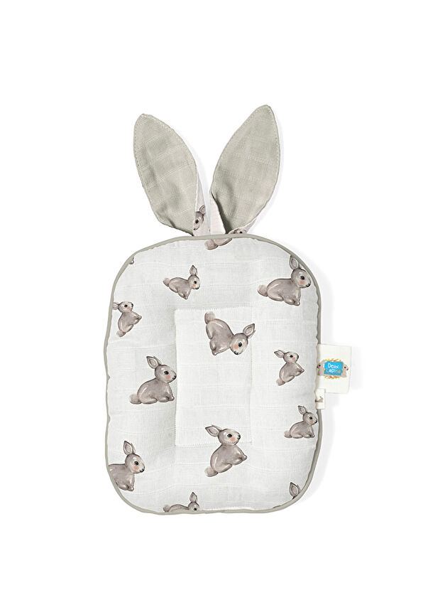 Deux Lapins Iconic Rabbit Muslin Baby Nursing Pillow - 1