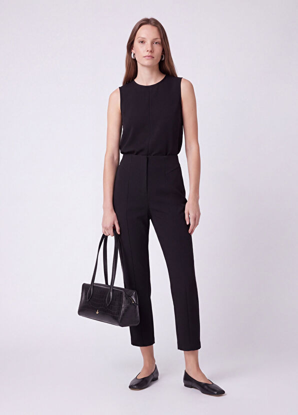 Beymen Club Black Crew Neck Sleeveless Basic Blouse - 4