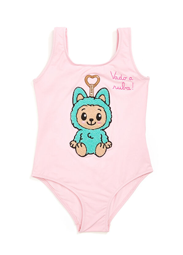 MC2 (Saint Barth) Cara Light Pink Girl Swimsuit - 1