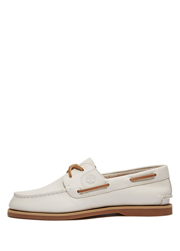 Timberland Classic Off White Women's Leather Loafer - 2