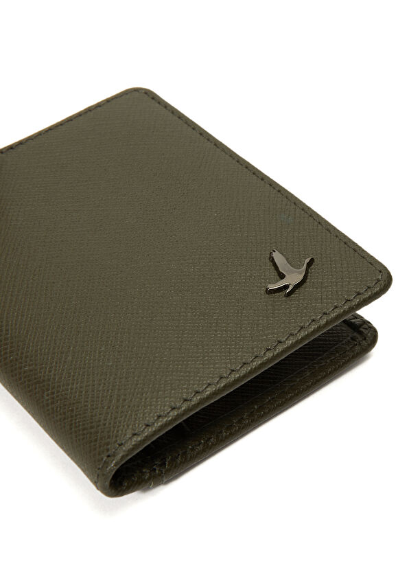 Beymen Club Haki Dokulu Erkek Deri Kartlık - 4