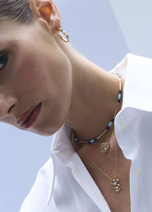 Sojourn 14 Ayar Altın Kadın Kolye - Görsel 3