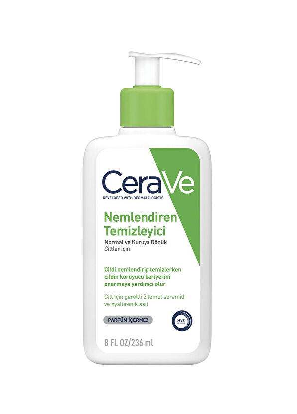 CeraVe Kuru Ciltler İçin Nemlendiren Yüz Temizleyici 236 ml - 1