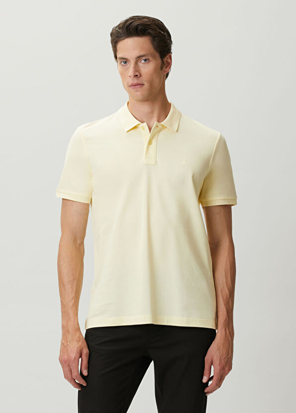 Beymen Club Light Yellow Polo Buttoned T-Shirt - 2