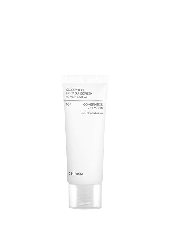 Celimax Oil Control Light Sunscreen SPF50+ Yağlı Ciltler İçin Sebum Kontrolü Güneş Kremi 40 ml - 1