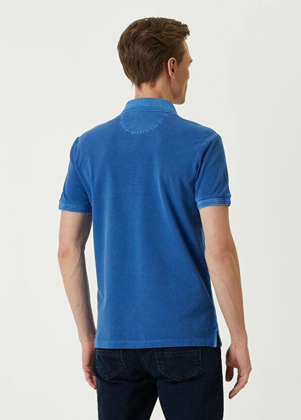 Beymen Club Slim Fit Kobalt Polo Yaka Pike T-shirt - 4