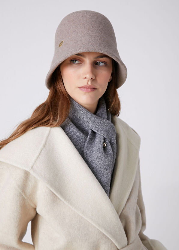 Beymen Club Mink Speckled Women's Wool Fisherman Hat - 2