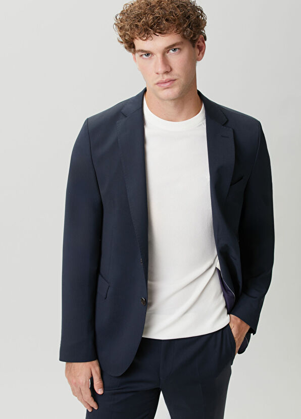 Beymen Club Navy Blue Classic Fine Wool Suit - 2
