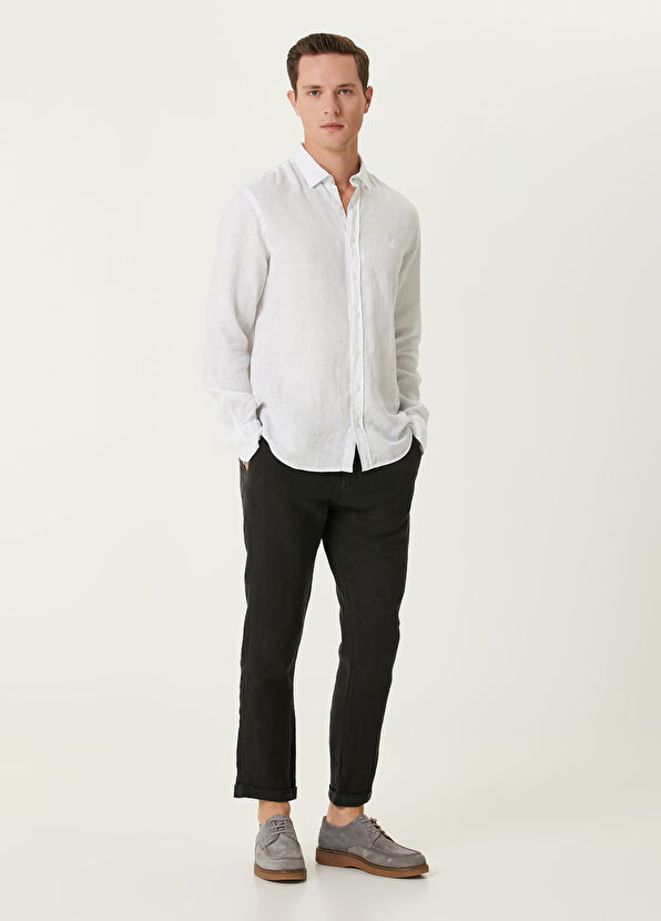 Beymen Club Black Linen Trousers - 1