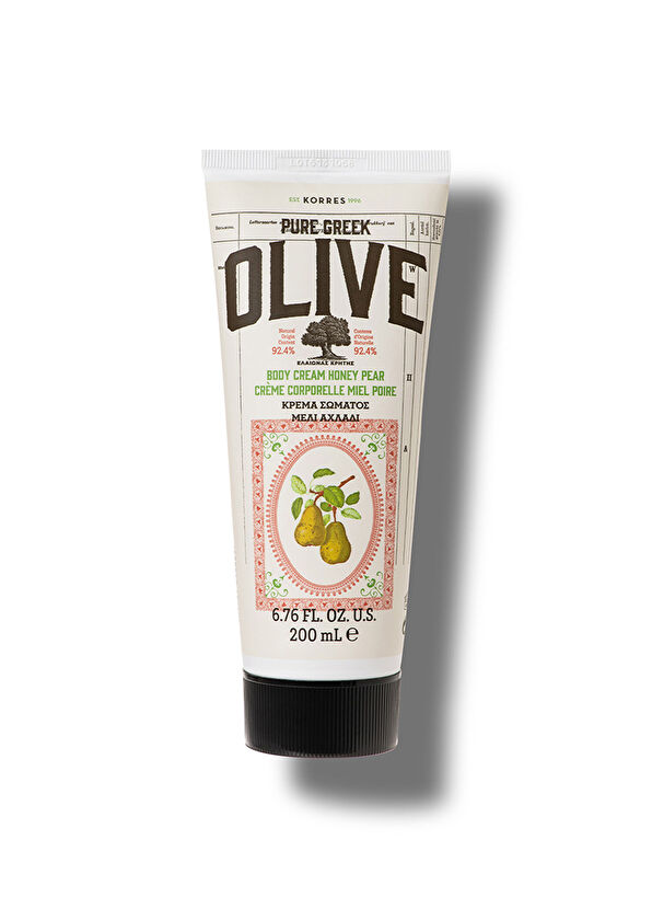 Korres Pure Greek Olive Body Cream Honey Pear Pear Pear Pure Olive Oil Body Cream 200 ml - 2