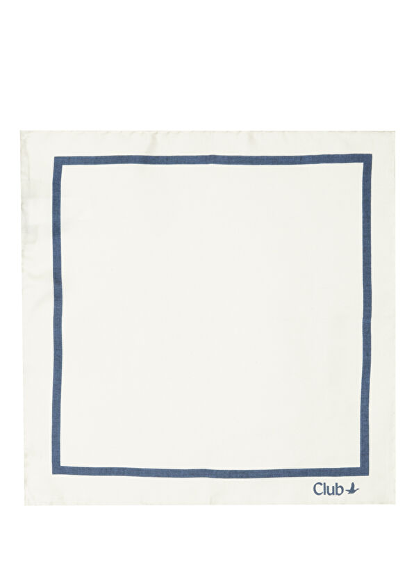 Beymen Club White Silk Sachet Handkerchief - 1