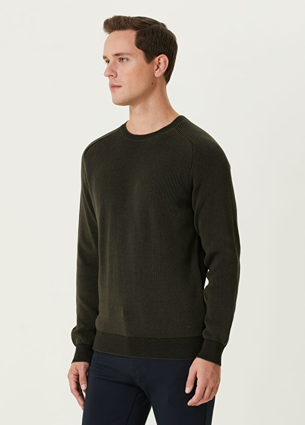 Beymen Club Khaki Wool Sweater - 3
