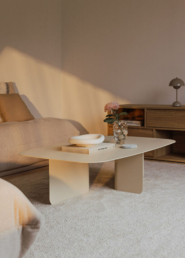 Foqlio Navis Beige Middle Table - 2