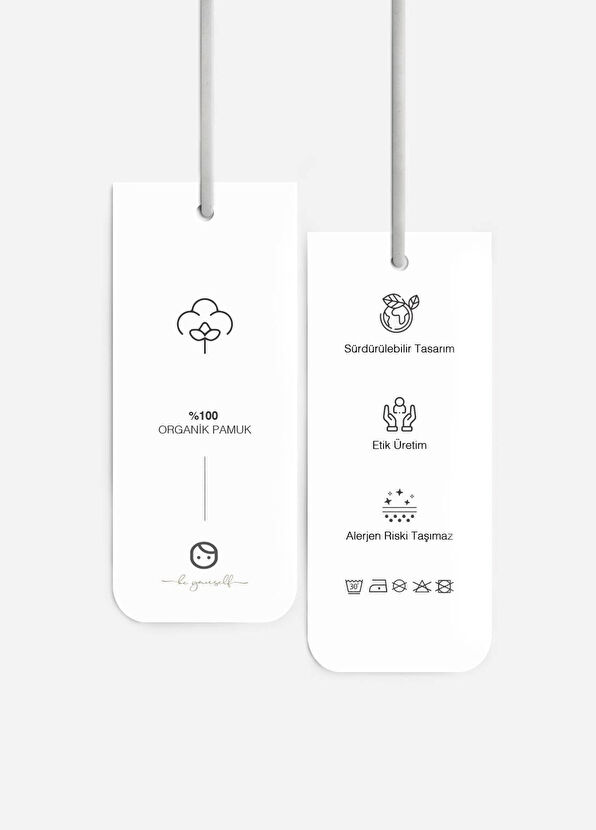 Little Gusto Cosmos White Organic Cotton Organizer Basket - 4