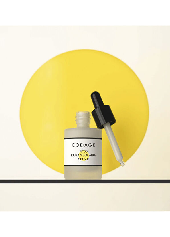 Codage Paris Serum No 09 Sun Shield SPF50+ Güneş Koruyucu Cilt Serumu 30 ml - 3