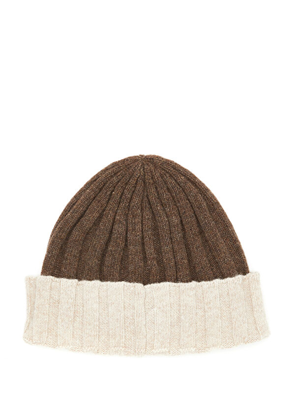 Beymen Club Kahverengi Kalın Ribli Erkek Yün Bere - 2