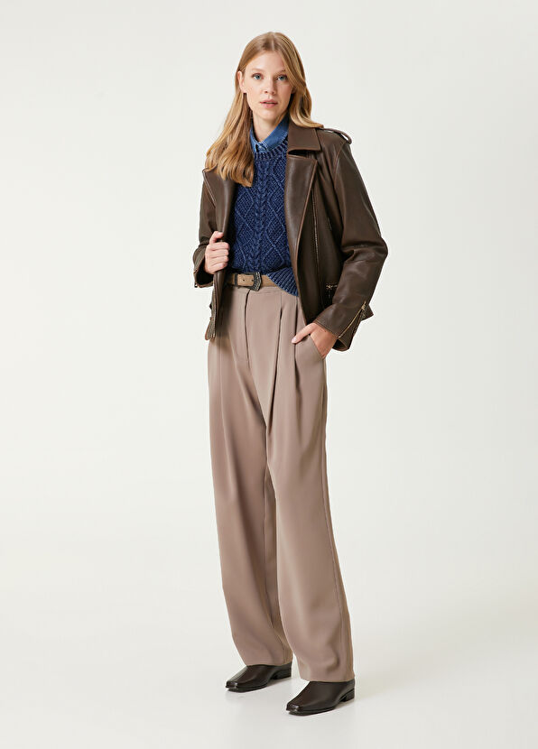 Beymen Club Indigo Hair Braid Textured Sweater - 3