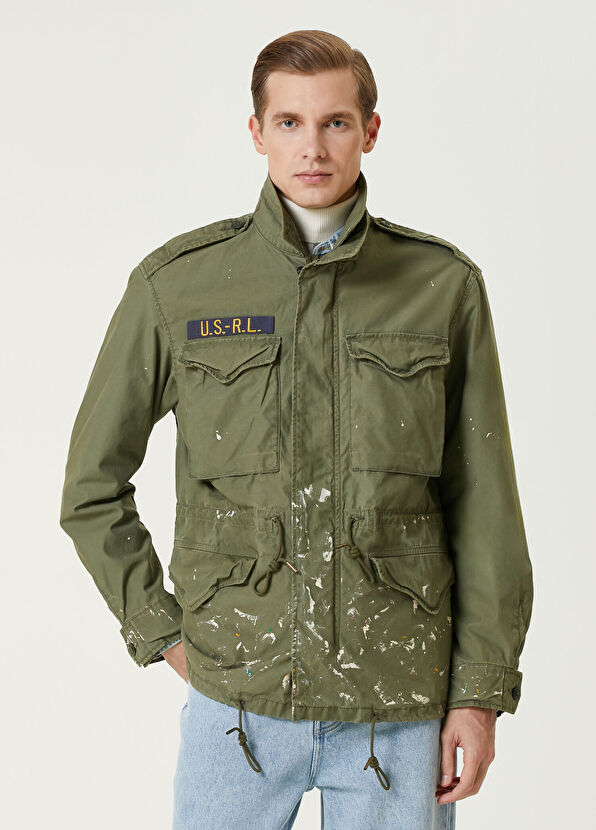 Polo Ralph Lauren Haki Logo Detaylı Kaban - 1