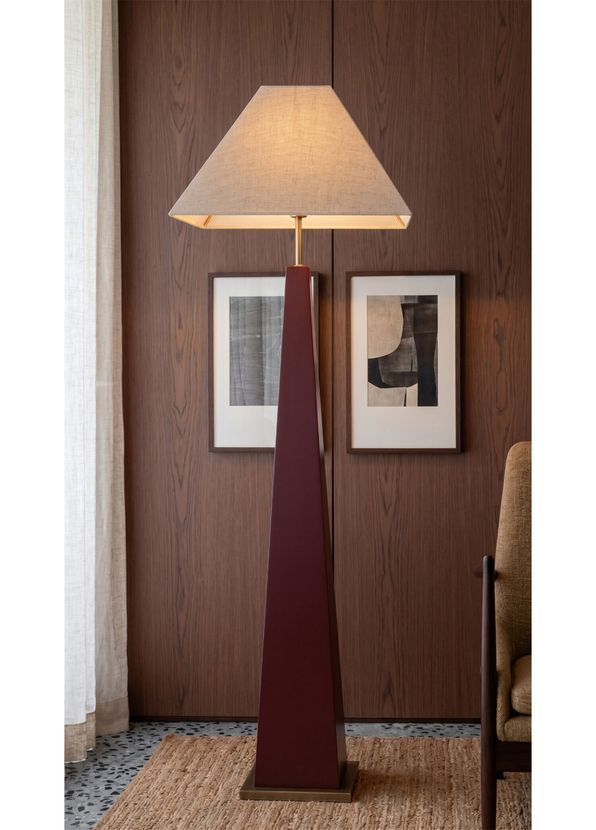 Pinot Interior Nile Bordo Ahşap Lambader - 3