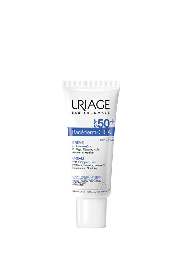 Uriage Bariederm SPF50+ Skin Barrier Repair and High Sun Protection Cica Face Cream 40 ml - 1