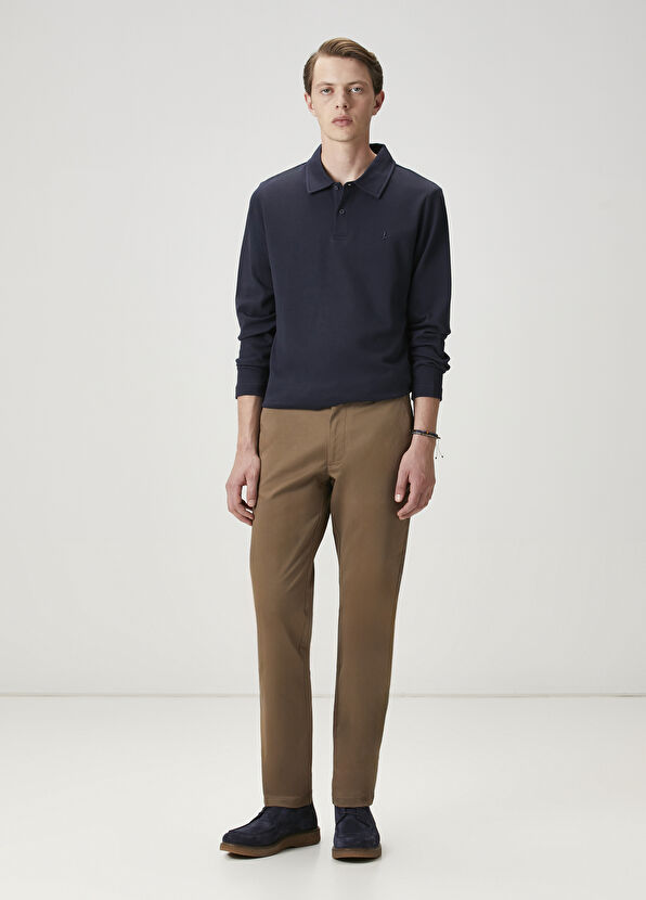 Beymen Club Comfort Fit Lacivert Polo Sweatshirt - 2