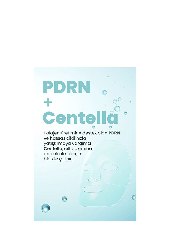 Dermal Pdrn Hydrogel Dissolvable Mask Moisturizing Transparent Gel Face Mask 34 gr + Vitamin Dissolving Face Mask 34 gr - 2