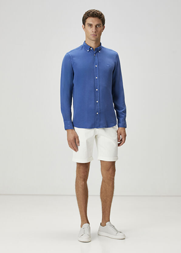 Beymen Club Comfort Fit Mavi Gömlek - 3