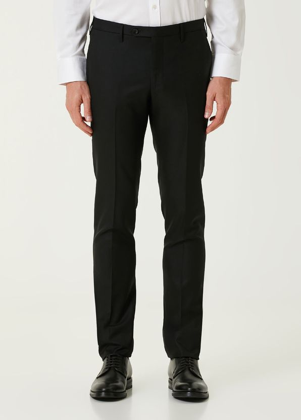 Rota Black Wool Pants - 2