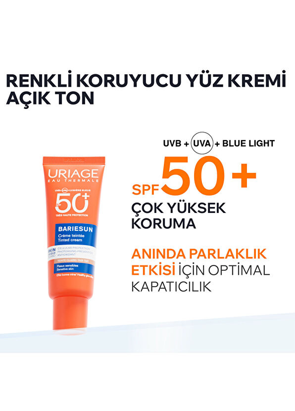 Uriage Bariesun SPF50+ Light Tone Tinted Sunscreen 50 ml - 2