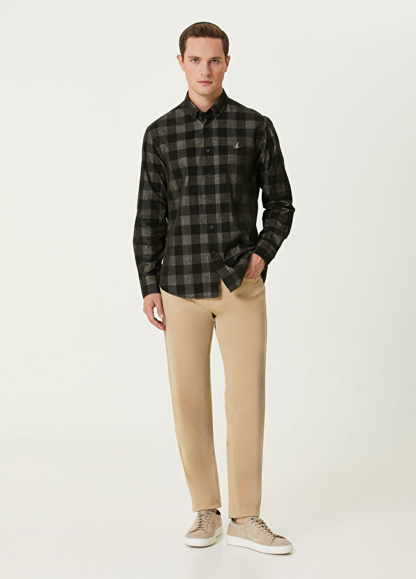 Beymen Club Açık Bej Armürlü Spor Pantolon - 1