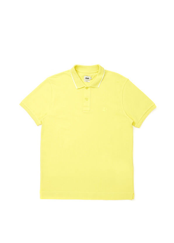Beymen Club Slim Fit Sarı Polo Yaka Pike T-shirt - 1