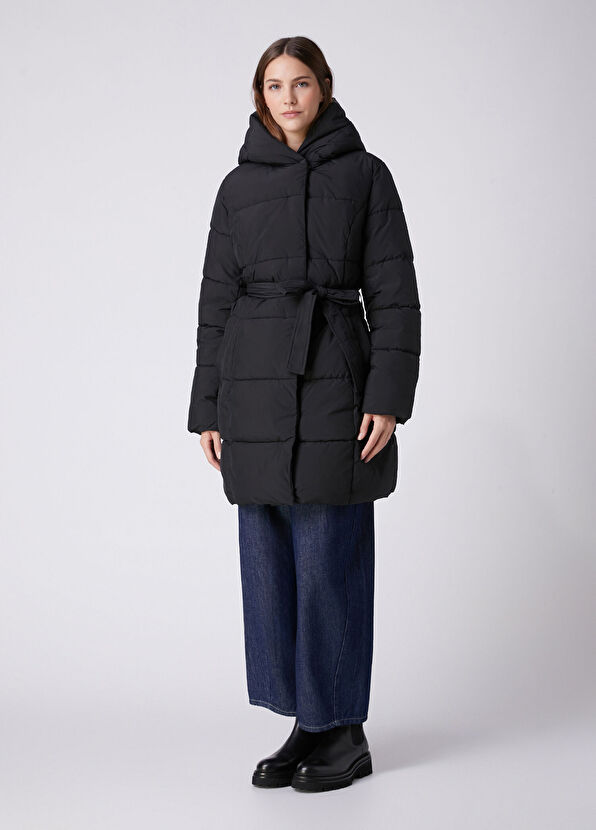 Beymen Club Black Hooded Puffer Coat - 3