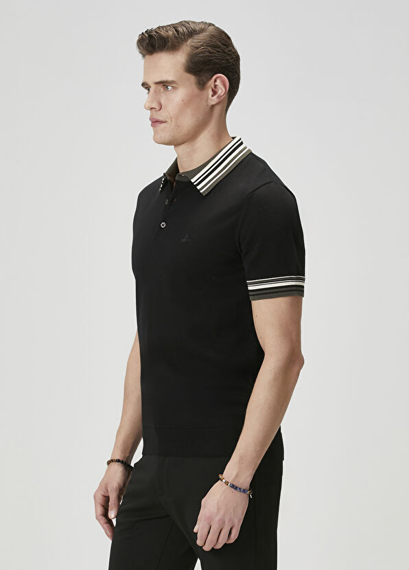 Beymen Club Siyah Polo Triko - 4