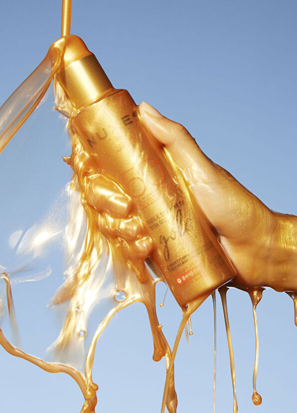 Nuxe Altın Işıltılı Yüz ve Vücut Yağı Spf 50 Bronzlaştırıcı - 3