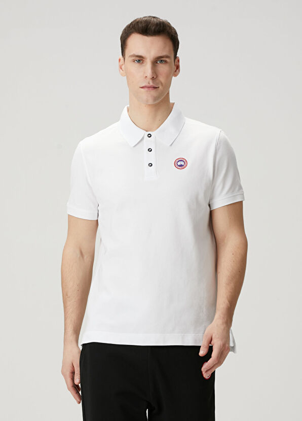 Canada Goose Beckley White Polo T-Shirt - 1